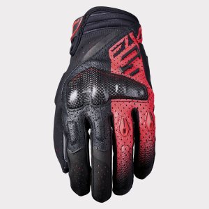 Gants Five RSC EVO — Noir / Rouge fluo
