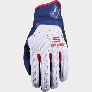Gants Five TFX5 — Gris / Bleu / Rouge