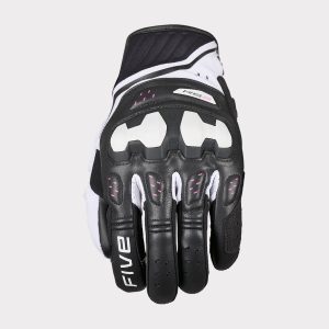 Gants Five RS2 EVO2 Femme — Noir / Blanc / Rose
