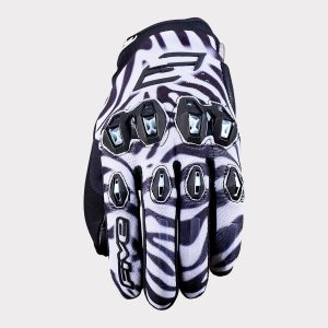 Gants Five STUNT EVO2 Femme — ZEBRA Noir / Blanc