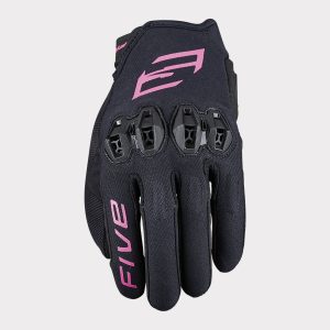 Gants Five TRICKS Femme — Noir / Rose fluo