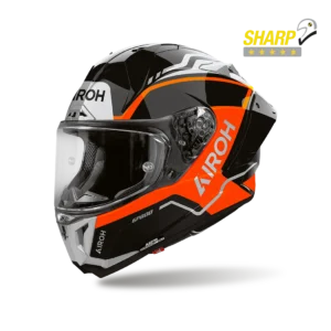 Casque Airoh GP 800 LANE ORANGE FLUO GLOSS