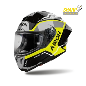 Casque Airoh GP 800 LANE YELLOW FLUO GLOSS