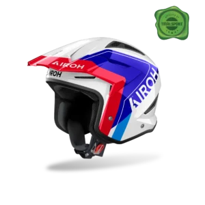 Casque Airoh TRR II HUNT BLUE/RED GLOSS