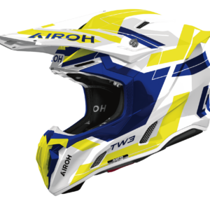 Casque Airoh TWIST 3 DYNASTY BLUE/YELLOW GLOSS