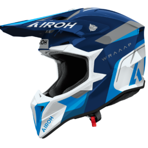 Casque Airoh WRAAAP CONQUER BLUE GLOSS