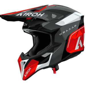 Casque Airoh WRAAAP CONQUER RED GLOSS