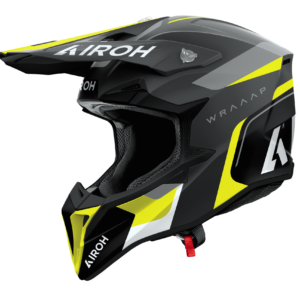 Casque Airoh WRAAAP CONQUER YELLOW MATT