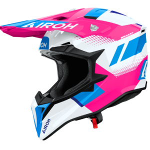 Casque Airoh WRAAAP VISION PINK GLOSS