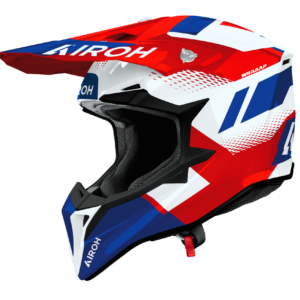 Casque Airoh WRAAAP VISION RED/BLUE GLOSS
