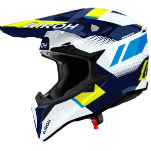 Casque Airoh WRAAAP VISION YELLOW/BLUE GLOSS