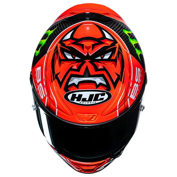 Casque HJC RPHA 1 V2 CARBON QUARTARARO REPLICA – MC1 – Image 4