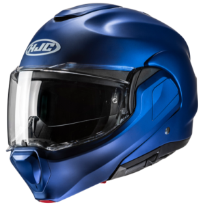 Casque HJC F100 – SEMI MAT BLEU METAL – L